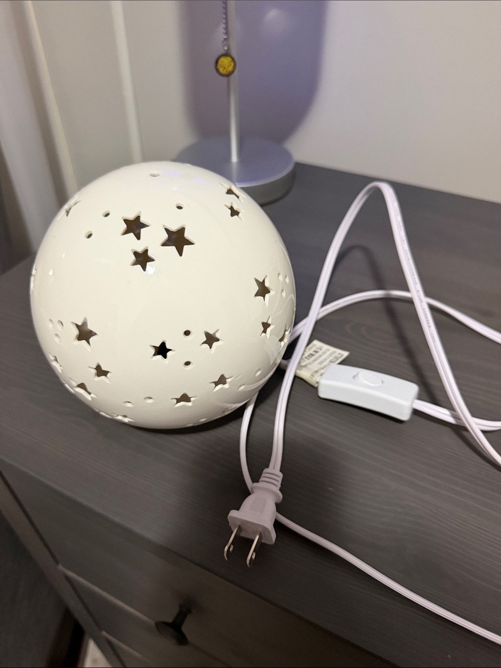 Target White Ceramic Star Cutout Table Lantern